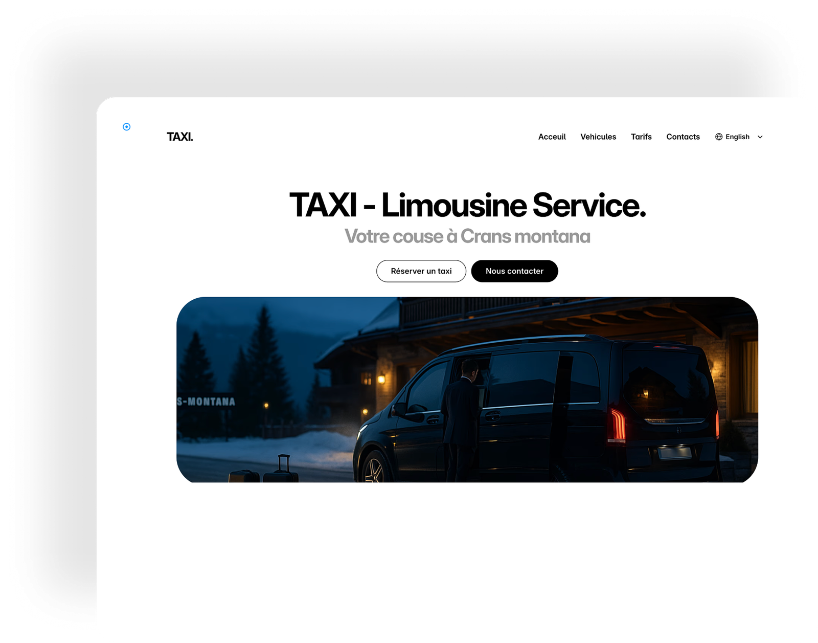 TAXI LIMOUSINE WEB CONCEPT